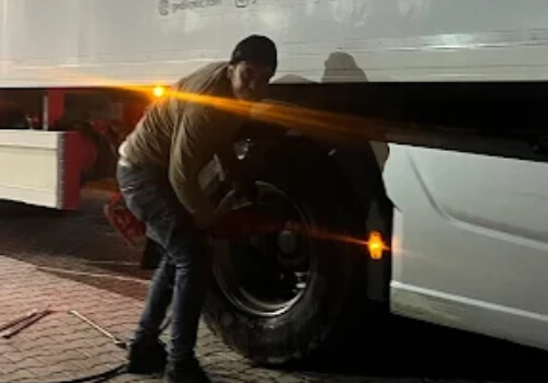 Ağır vasıta lastikleri için yerinde servis